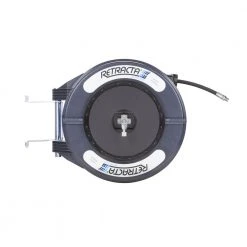 RETRACTA 1/4inch X 15m Grease Hose Reel - Grey GR215D-01