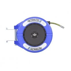 RETRACTA 1/2inch X 15m Oil Hose Reel - Blue OMP415B-01