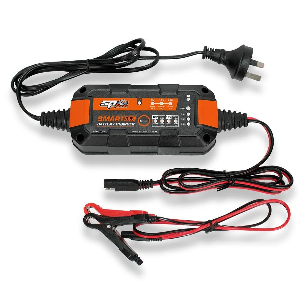 SP TOOLS Battery Charger 3.5amp SP61075 1 SP TOOLS Battery Charger 3.5amp SP61075