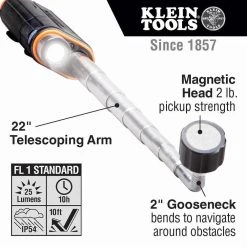 KLEIN Telescoping Magnetic LED Light & Pickup Tool A-56027 13 KLEIN Telescoping Magnetic LED Light & Pickup Tool A-56027 -Toledo Sales Store unnamed file 362