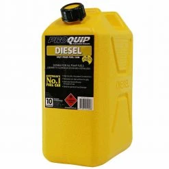 Pro Quip PROQUIP 10L Plastic Fast Pour Fuel Can - Diesel Yellow 1009