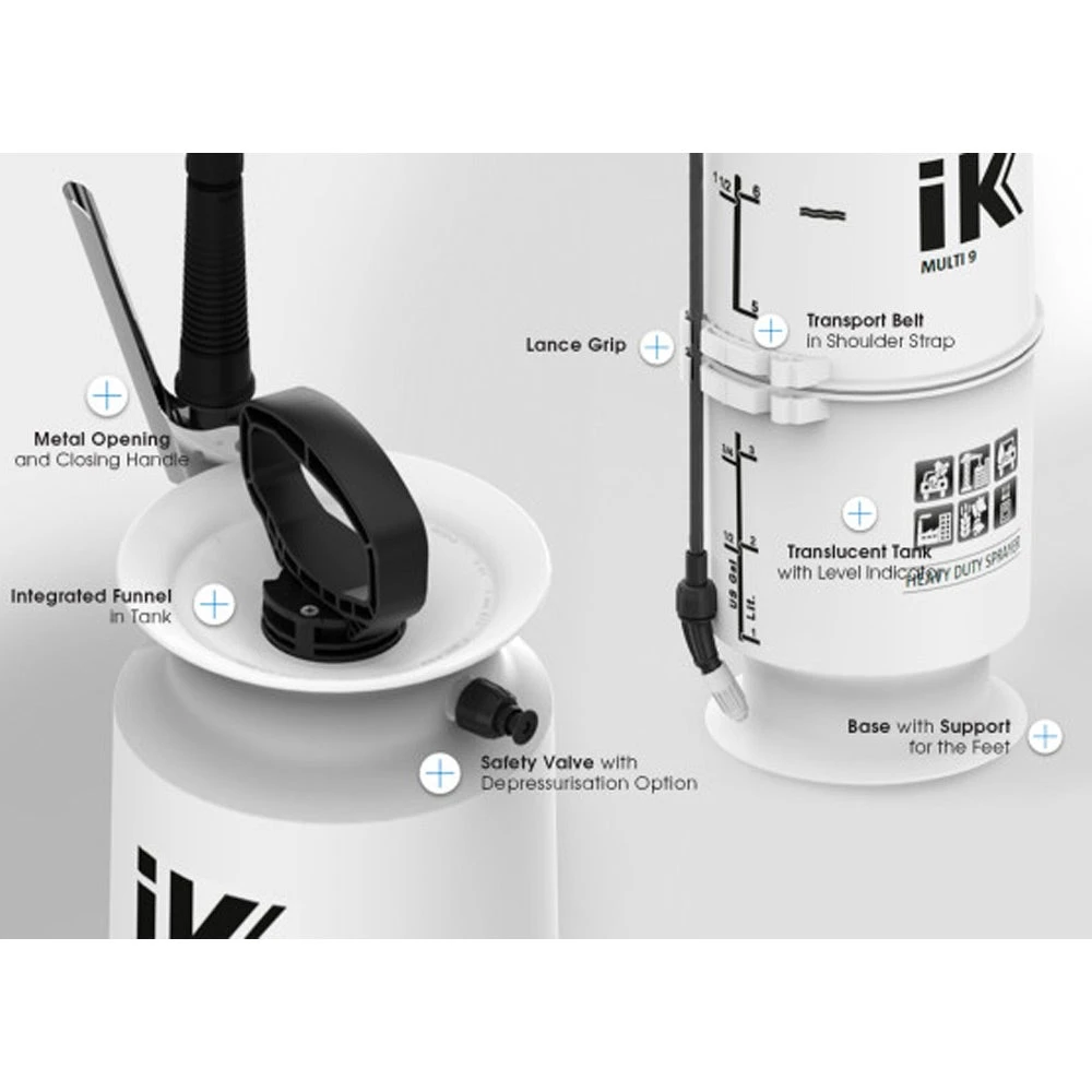 TRANS TANK INTERNATIONAL 8L IK Industrial Hand-Held Sprayer I-90008 2 TRANS TANK INTERNATIONAL 8L IK Industrial Hand-Held Sprayer I-90008 - Image 2
